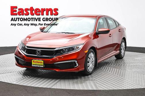 Red 2020 Honda Civic LX