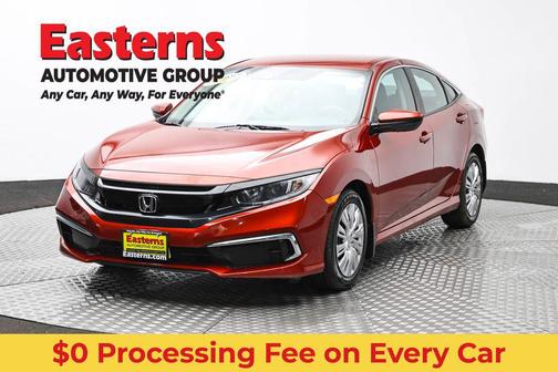 Red 2020 Honda Civic LX