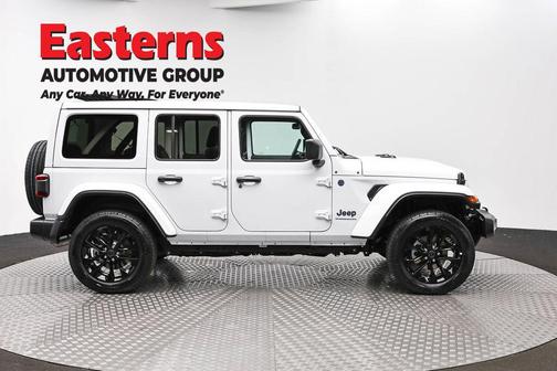Bright White Clearcoat 2025 Jeep Wrangler 4xe Sahara