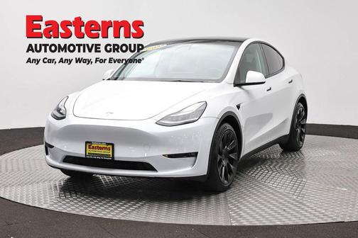 White 2021 Tesla Model Y Long Range