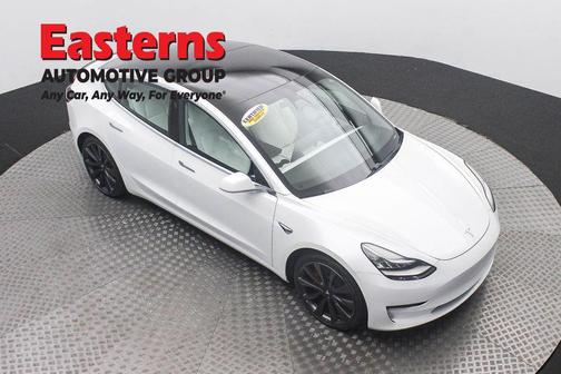 Pearl White Multi-Coat 2020 Tesla Model 3 Performance