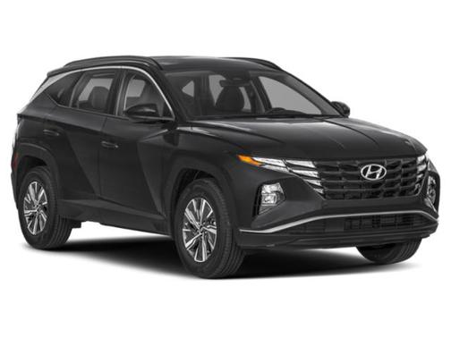 Shimmering Silver 2024 Hyundai TUCSON Hybrid Blue
