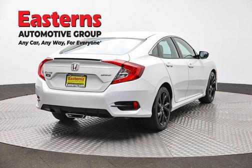 Platinum White Pearl 2021 Honda Civic Sport
