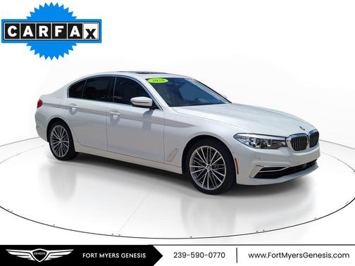 Mineral White Metallic 2020 BMW 530 530i