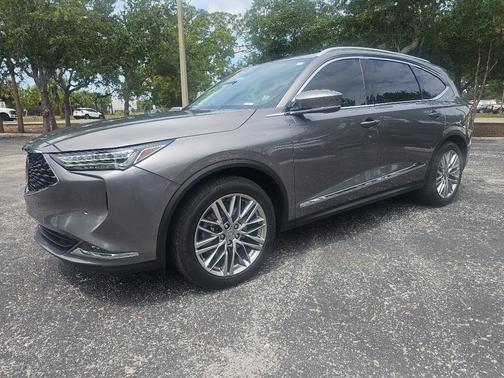 Liquid Carbon Metallic 2023 Acura MDX Advance Package