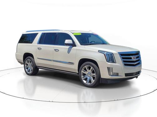 White Diamond Tricoat 2015 Cadillac Escalade ESV Premium