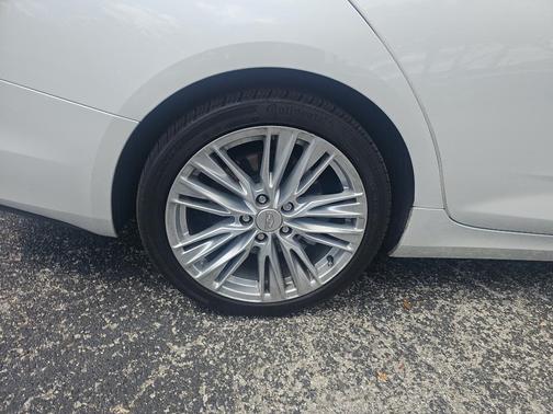 Crystal White Tricoat 2024 Cadillac CT4 Premium Luxury