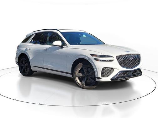 Alta White 2025 Genesis GV70 3.5T AWD Sport