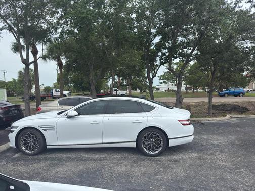 Alta White 2024 Genesis G80 2.5T AWD