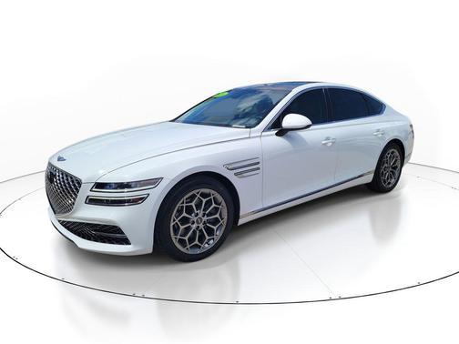 Alta White 2024 Genesis G80 2.5T AWD