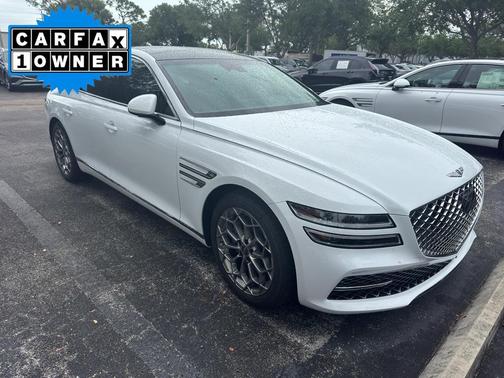 Alta White 2024 Genesis G80 2.5T AWD
