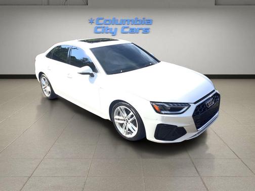 White 2023 Audi A4 45 S line Premium Plus