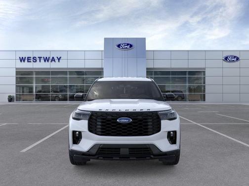 Space White Metallic 2026 Ford Explorer ST-Line