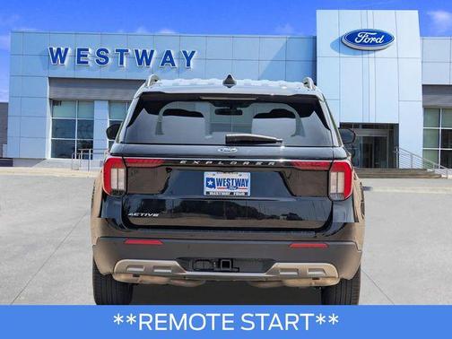 Agate Black Metallic 2025 Ford Explorer Active