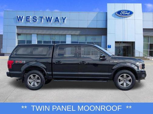 Shadow Black 2018 Ford F-150 Lariat