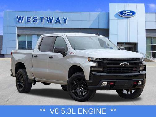Silver Ice Metallic 2021 Chevrolet Silverado 1500 LT Trail Boss