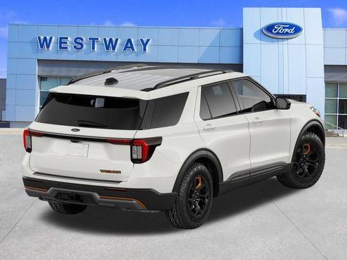 Star White Metallic Tri-Coat 2026 Ford Explorer Tremor
