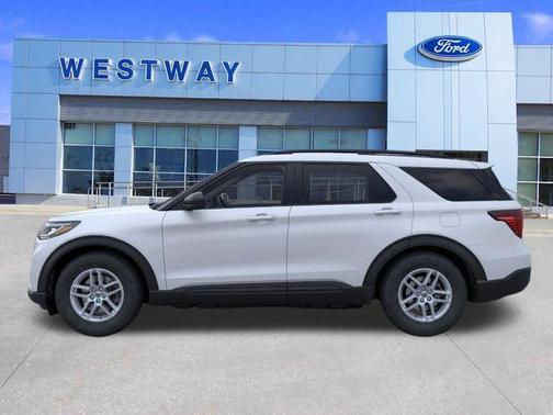 Space White Metallic 2026 Ford Explorer Active