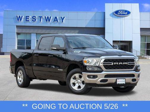 Diamond Black Crystal Pearlcoat 2022 RAM 1500 Big Horn/Lone Star