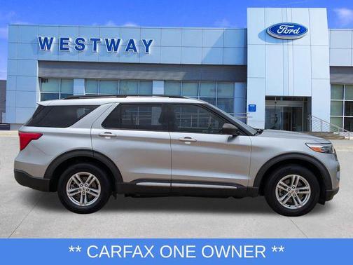 Iconic Silver 2022 Ford Explorer XLT