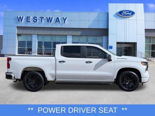 Summit White 2024 Chevrolet Silverado 1500 Custom