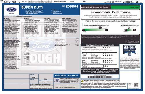 Iconic Silver 2021 Ford F-250 Lariat