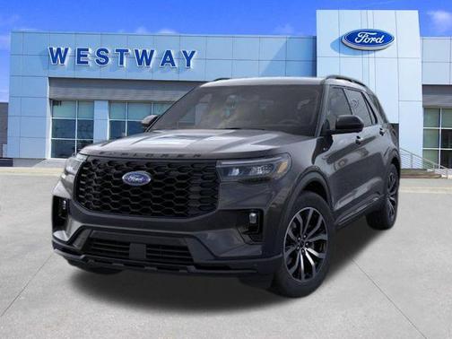 Agate Black Metallic 2026 Ford Explorer ST-Line
