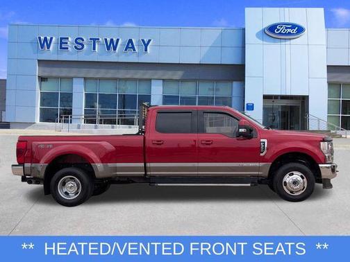 Rapid Red Metallic Tinted Clearcoat 2022 Ford F-350 Lariat