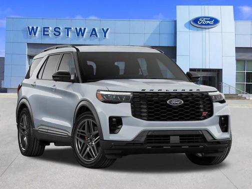 Space White Metallic 2026 Ford Explorer ST