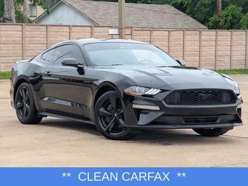 Shadow Black 2021 Ford Mustang EcoBoost