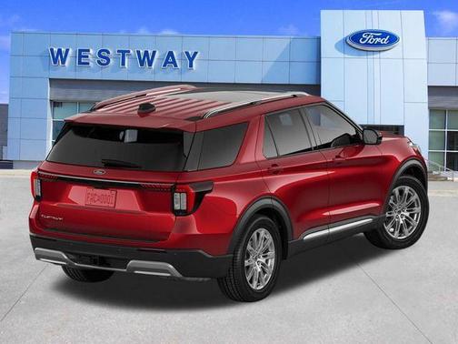 Rapid Red Tinted 2026 Ford Explorer Platinum