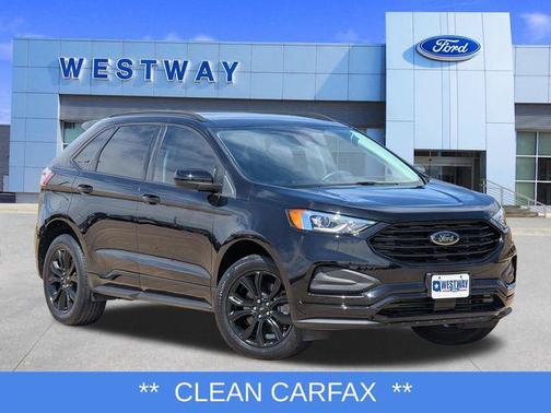 Agate Black Metallic 2022 Ford Edge SE