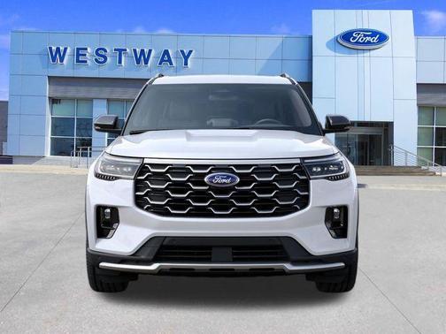 Star White Tri-Coat 2027 Ford Explorer Platinum