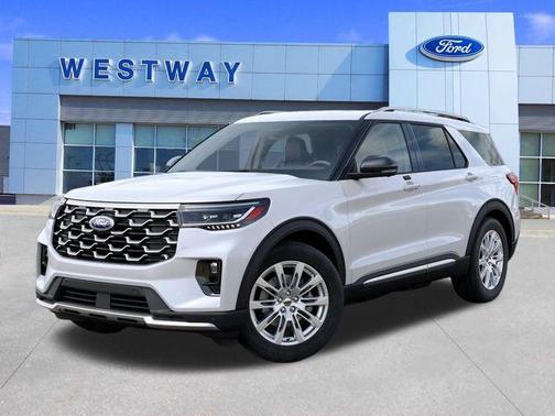Star White Tri-Coat 2027 Ford Explorer Platinum