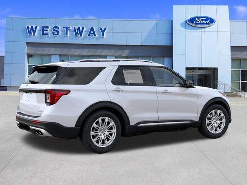 Star White Tri-Coat 2027 Ford Explorer Platinum