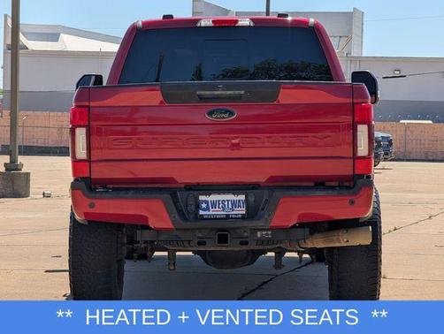 Rapid Red Metallic Tinted Clearcoat 2022 Ford F-250 Lariat