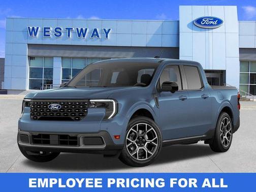 Azure Gray Metallic Tri-Coat 2026 Ford Maverick Lariat