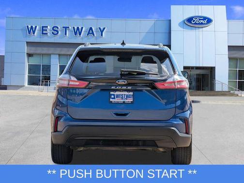 Atlas Blue Metallic 2021 Ford Edge SE