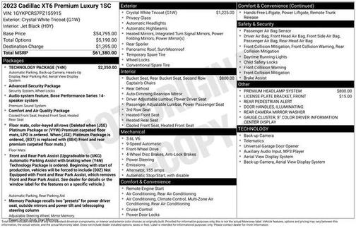 2023 Cadillac XT6 Premium Luxury FWD