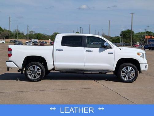 Super White 2016 Toyota Tundra Platinum