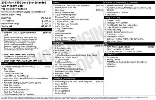 2023 RAM 1500 Big Horn/Lone Star