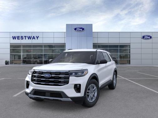 Star White Metallic Tri-Coat 2026 Ford Explorer Active