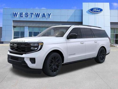 Star White Metallic Tri-Coat 2026 Ford Expedition Max Platinum
