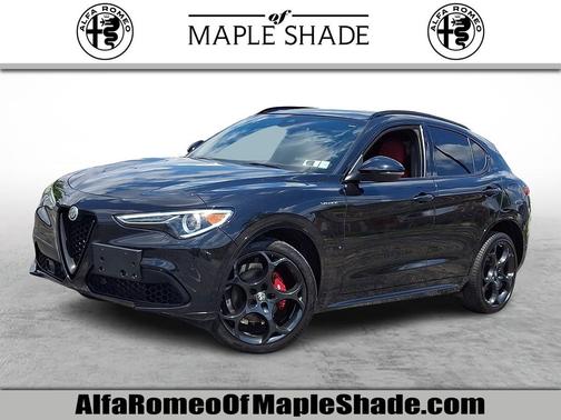 Vulcano Black Metallic 2023 Alfa Romeo Stelvio Veloce AWD