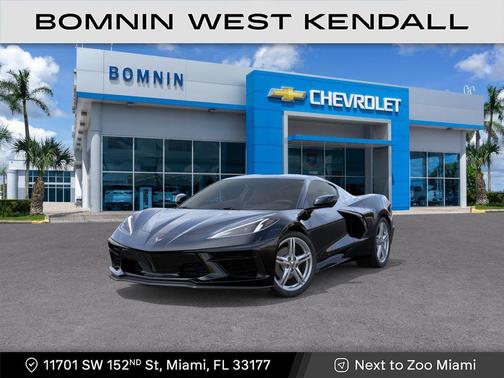 Black 2026 Chevrolet Corvette Stingray w/1LT