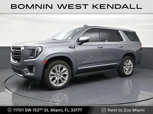 Satin Steel Metallic 2021 GMC Yukon SLT