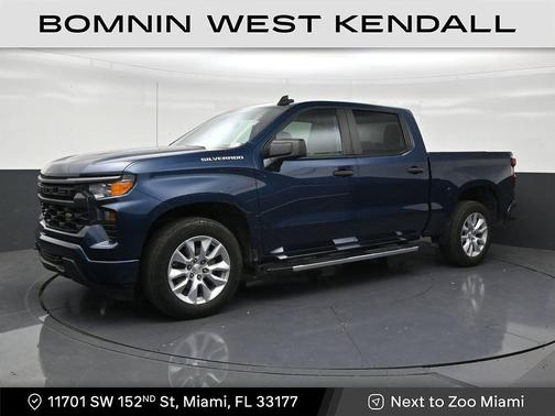 Northsky Blue Metallic 2022 Chevrolet Silverado 1500 Custom
