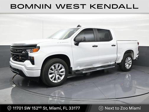 Summit White 2024 Chevrolet Silverado 1500 Custom