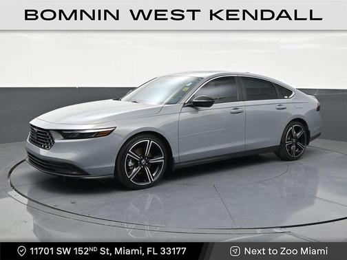 Urban Gray Pearl 2025 Honda Accord Hybrid Sport