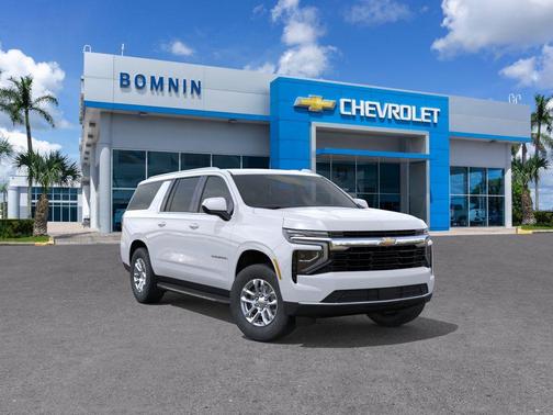 Summit White 2026 Chevrolet Suburban LS